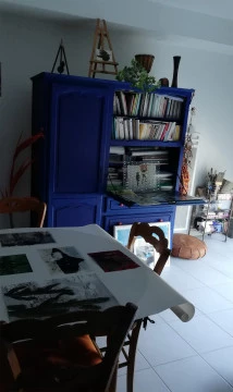 Vue de l'atelier - <p>Vue de l'atelier</p> - Thilleli Rahmoun
