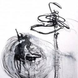 Don Quichotte et sancho - Technique mixte sur toile 145/130 cm 2017