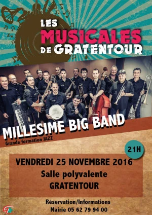 Affiche Millesime Big Band