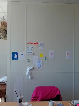 vue d'atelier - <p>recherches plastique</p> - Margaux Sahut
