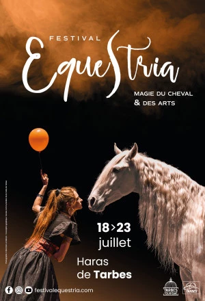 Affiche FESTIVAL EQUESTRIA, magie du cheval et des arts