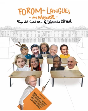 Affiche 30ème édition du Forom des Langues du Monde