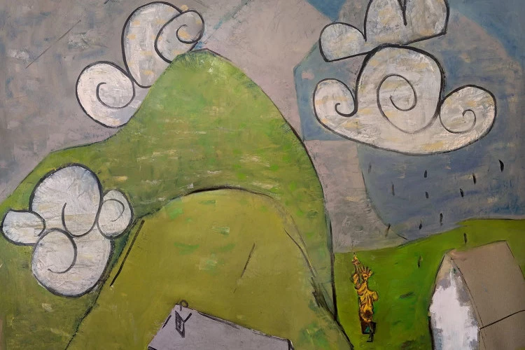 Le Col. - 2025 huile sur toile 200 x 230cm