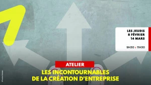 Affiche Les incontournables de la création d'entreprise