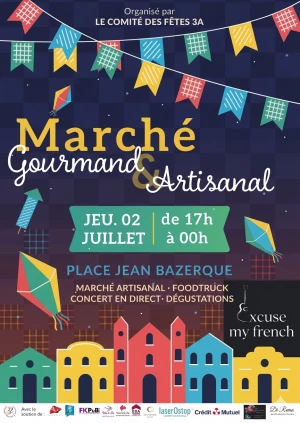 Affiche Marché gourmand & artisanale 