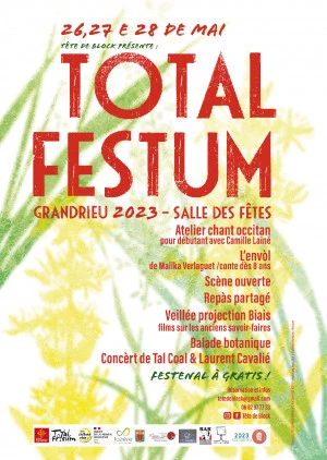 Affiche Total Festum Grandrieu 2023
