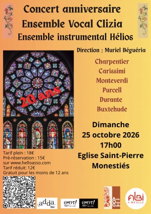 Affiche L'Ensemble vocal Clizia célèbre ses vingt ans