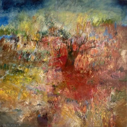 Fatum Hominis - Huile sur lin 120 cm x 120 cm