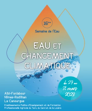 Affiche 16ème édition de la Semaine de l'eau - Nîmes