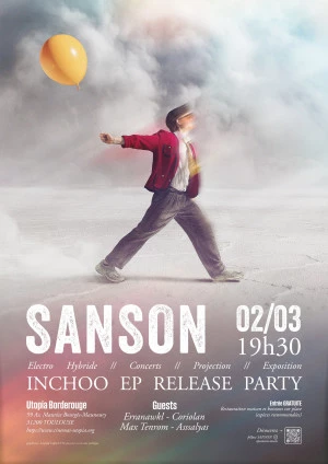 Affiche Soirée Inchoo Concert, Exposition , Court Métrage