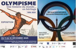 Affiche Colloque Héritages Olympiques - Des jeux 2024 aux défis 2030 