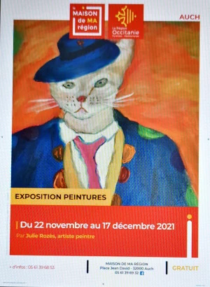 Affiche Exposition de peintures