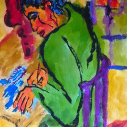  Portraits, John Mac Closkey - ink on paper, 76x56cm 1984 - Joan Cullen 