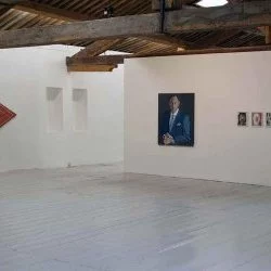 vue exposition au L.A.C lieu d'art contemporain de Sigean - 4 figures été 2020 - fb 