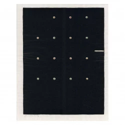 Une magnifique année - Sérigraphie sur page de journal, issue de la série Caviar Chéri - © Anne Desrivières 