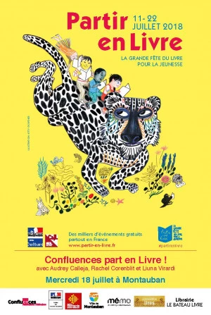 Affiche Confluences fête le livre pour la jeunesse à Montauban