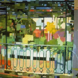 Deux Mois de Lumière - Huile sur Toile, 35 x 30 cm 1978, Deux Mois de Lumière - Oeuvre de Kenneth G. Hay 