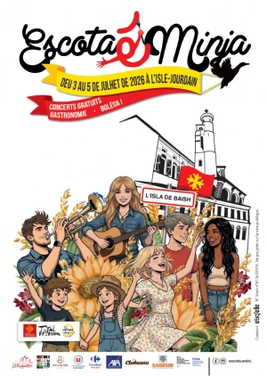Affiche Festival Escota & Minja L'Isle-Jourdain