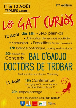 Affiche Festival Lo Gat Curios