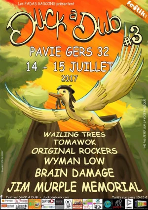 Affiche Festival Duck A Dub 2017 #3