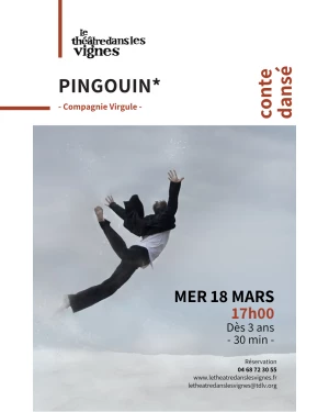 Affiche Pingouin* // Compagnie Virgule