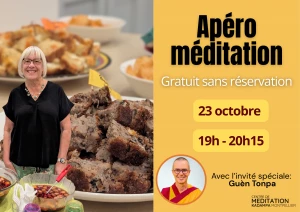 Affiche Gratuit sans réservation : Apéro Méditation 