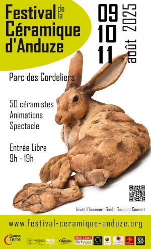 Affiche Festival de la Céramique d'Anduze 