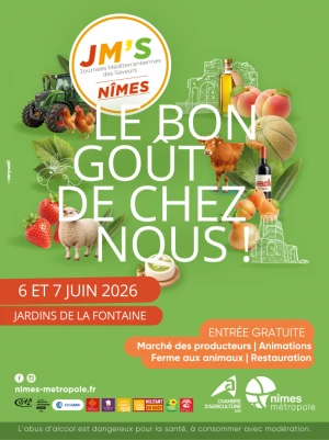 Affiche Sud de France BIO aux Journées Méditerranéennes des Saveurs