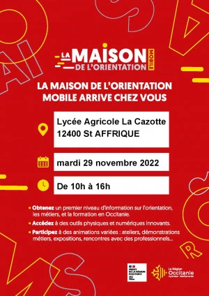 Affiche Maison de l'Orientation Mobile