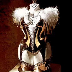 MYR_Diamonds and Pearls - Faïence émaillée et patinée - Myr Sculptures 