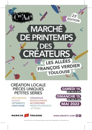 Affiche Marché de printemps des créateurs