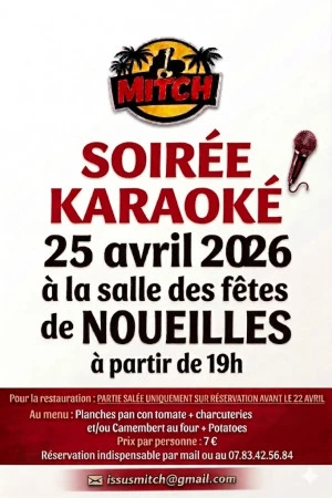 Affiche Soirée Karaoké 
