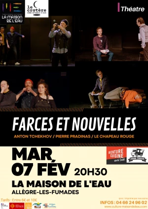 Affiche Farces et Nouvelles de Anton Tchekhov 