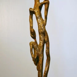 Père et fils - Racine de lierre - Muriel Laude 