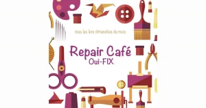 Affiche Repair café et Atelier informatique