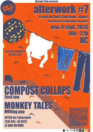 Affiche Afterwork #7 - Lavoir du Puits Couchoux 4 Septembre 2026