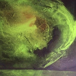 Aurore boréale de RobinFP - acrylique sur toile