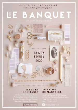 Affiche Le Banquet - salon du mariage&engagement