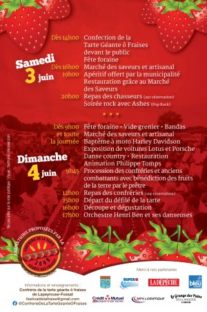 Affiche Festival de la Fraise 