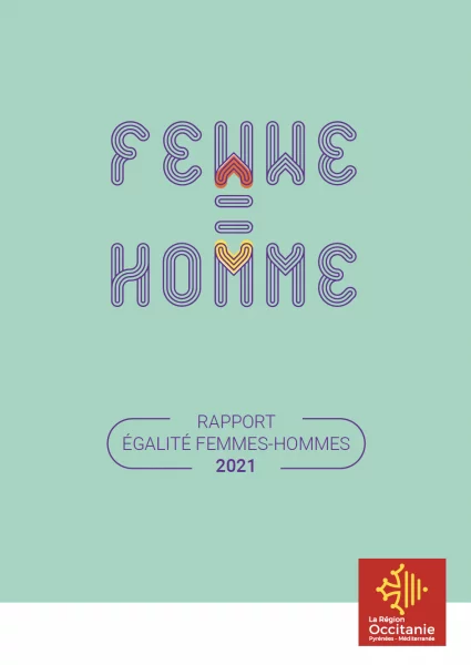 Une du rapport annuel situation égalité femme homme Occitanie