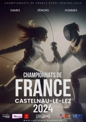 Affiche Championnats de France Epée Seniors 