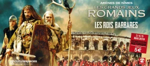 Affiche "Les Rois Barbares" - Grands Jeux Romains 2019