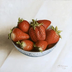 Les Primeurs - Huile/panneau, 30/30 cm., 2024 - Stefaan Eyckmans 