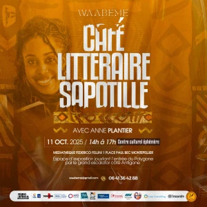 Affiche Café littéraire Sapotille 