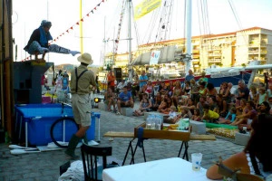Affiche Festina Lente, Festival itinérant à la voile