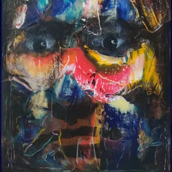 Chaman 3 - acrylique sur toile sur châssis - 2022 