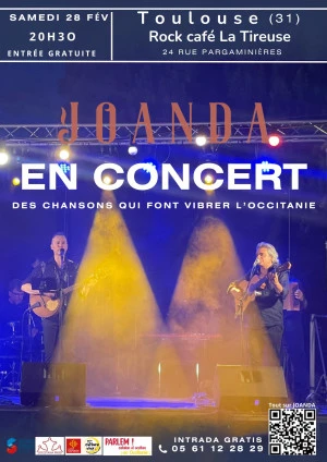 Affiche JOANDA (concert version acoustique)