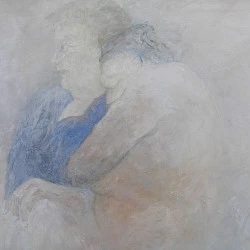 Sommeil Hollandais - huile sur toile - 50x50 - 2018