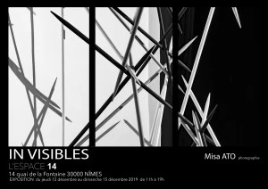 Affiche Exposition Photo "In Visibles" de Misa Ato à L'Espace 14 à NIMES