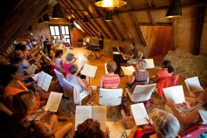 Affiche Audition publique : Ensemble vocal À contre temps